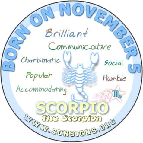 5 november sterrenbeeld|November 5 Zodiac Horoscope Birthday Personality